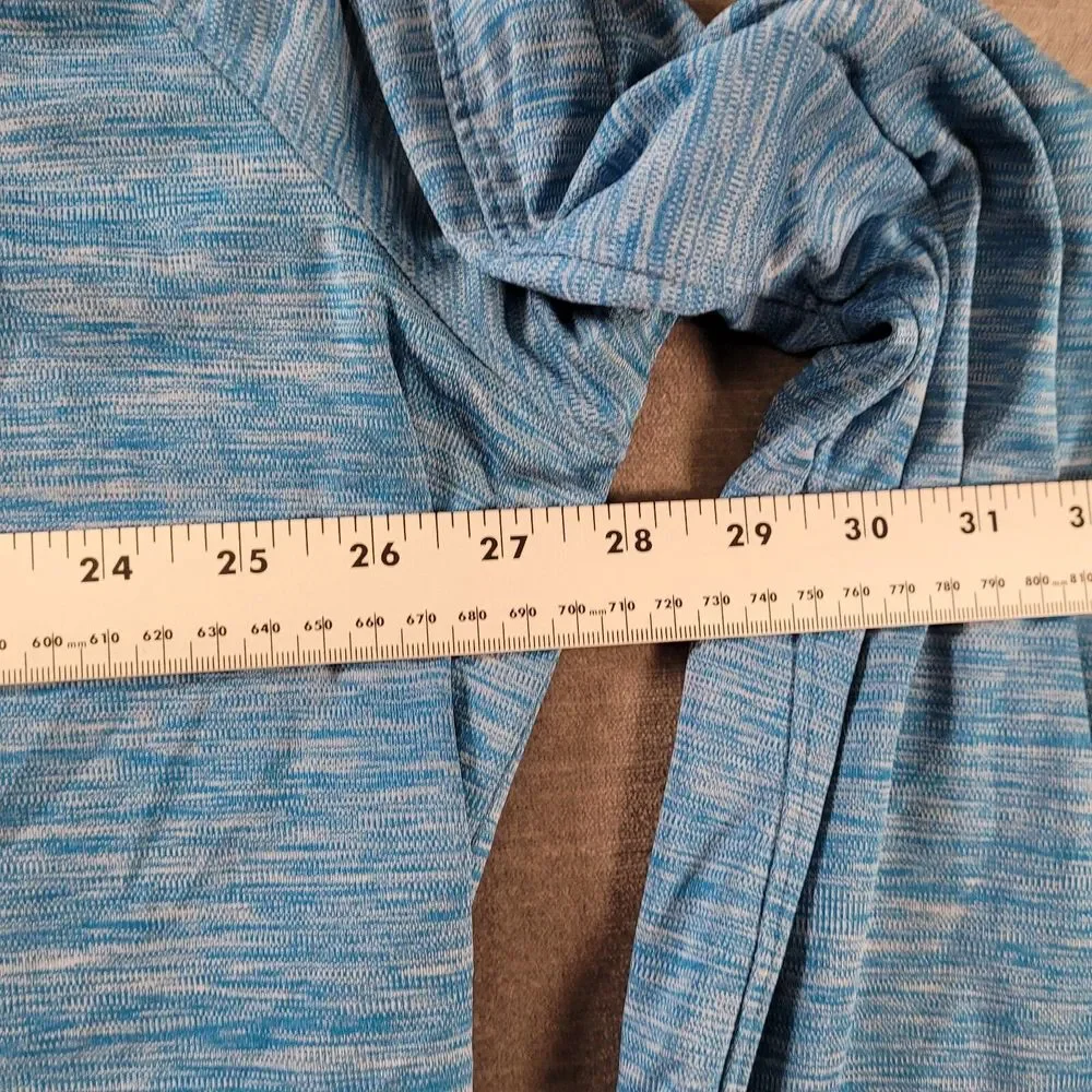 SB Tech Cool Play Mock Neck Blue 1/4 Zip‎ Pull Over Sweater Mens Sz 3XL